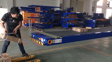 40ft Container Unloading Telescopic Belt Conveyor