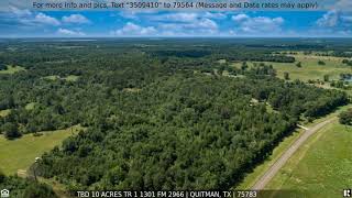 10 Acres Tr 1 1301 FM 2966 video tour