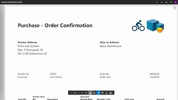 ENG20090639 Printing the Purchase Order wth Customer requi
