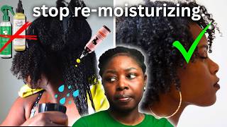 'moisturizing' habits DRYING OUT your FINE Natural Hair (stop breaking your hair)