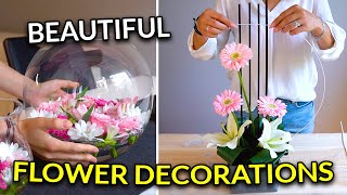 Beautiful Flower Decorations That You Can Make At Home 