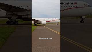 Boeing 767 P2-PXV from Air Niugini at Jackson's International Airport.