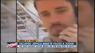 Bond set at $100K for escapee