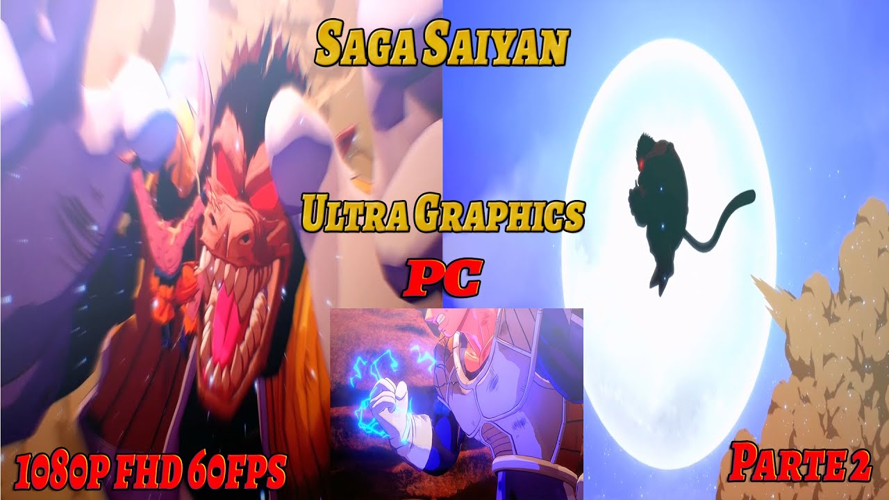 Goku vs Vegeta (Saga-Saiyan) Batalla Final Showcase English Sub. Latino FHD 60FPS