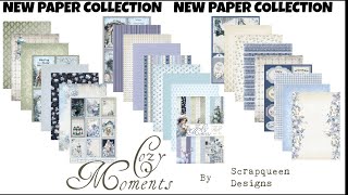 Cozy Moments  new paper collection scrapqueen designs paper