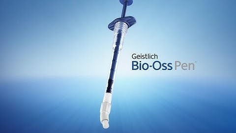 Geistlich Bio-Oss Pen® - Handling