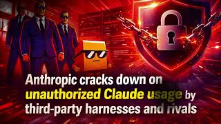 Anthropic cracks down on unauthorized Claude usage by third party harnesses and rivals