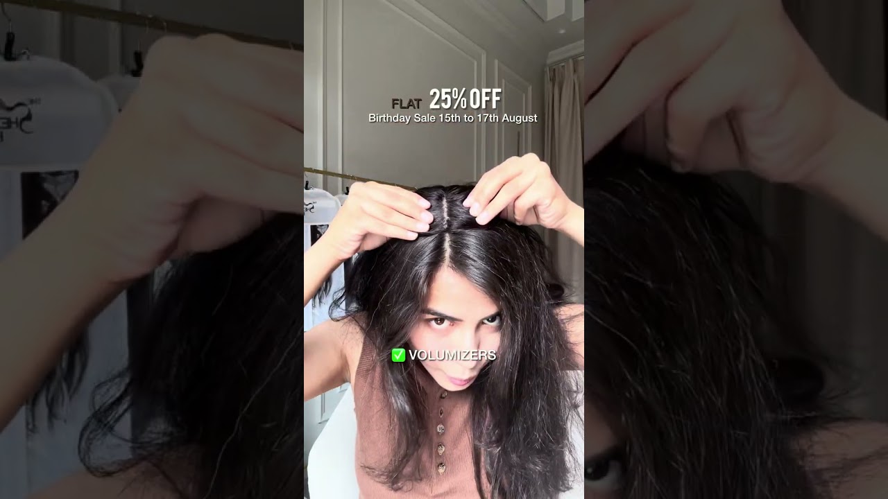 Hair Extensions and Hair Toppers SALE | Flat 25% OFF | Limited Time Offer | The Shell Hair