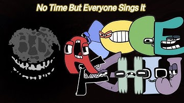 No Time But Alphabet Lore x RUSH VS Roblox Doors Sing it | FNF Alphabet Lore ABCDEFGHIJ Everyone