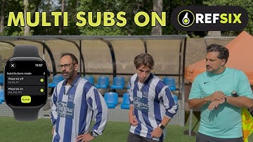 Hoe kun je als scheidsrechter met meerdere wisselspelers tegelijk omgaan?
