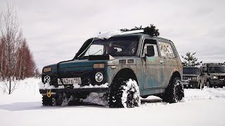 СНЕГ ЗОВЁТ || Jeep, Нивы, Rexton, УАЗ || OFFROAD-ЗАРУБА ДО МЯСА.