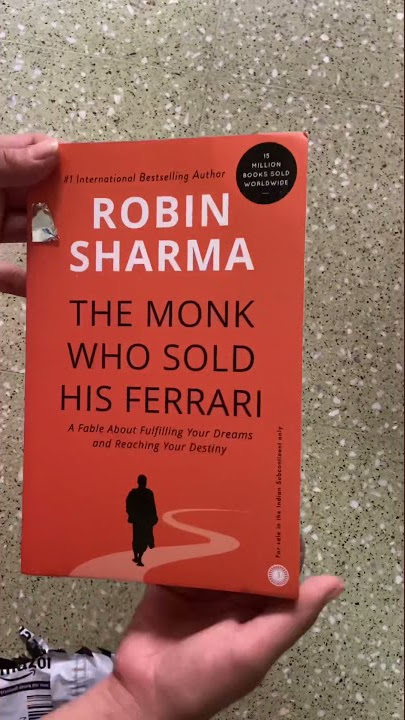 The monk who sold his Ferrari by Robin Sharma Unboxing