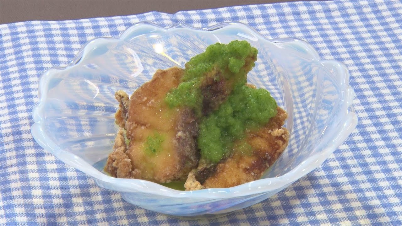 鯛 の 唐 揚げ