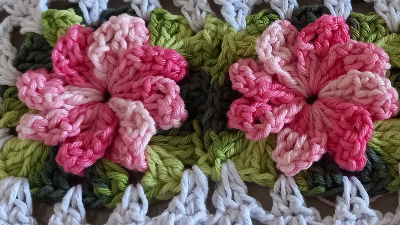 Flor Catavento  de Crochê, Rápida e Econômica