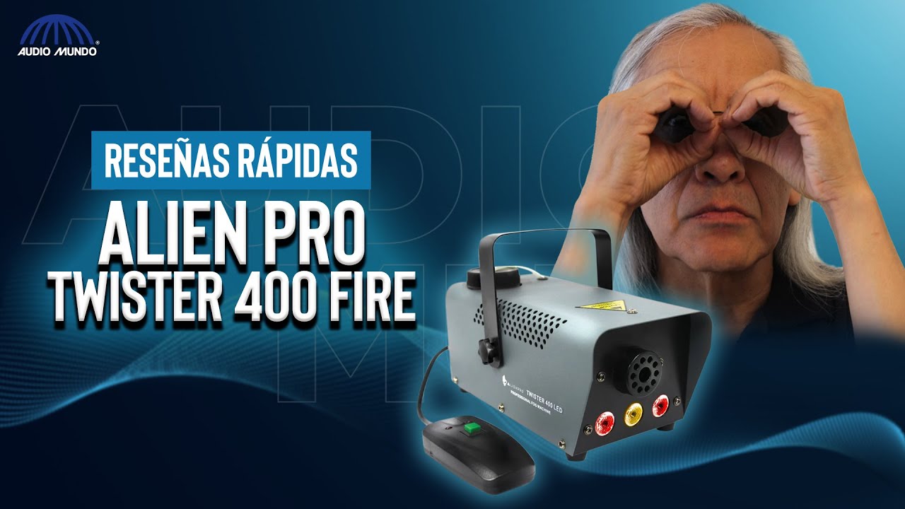 Máquina de humo compacta marca Alien Pro modelo Twister 400 Fire