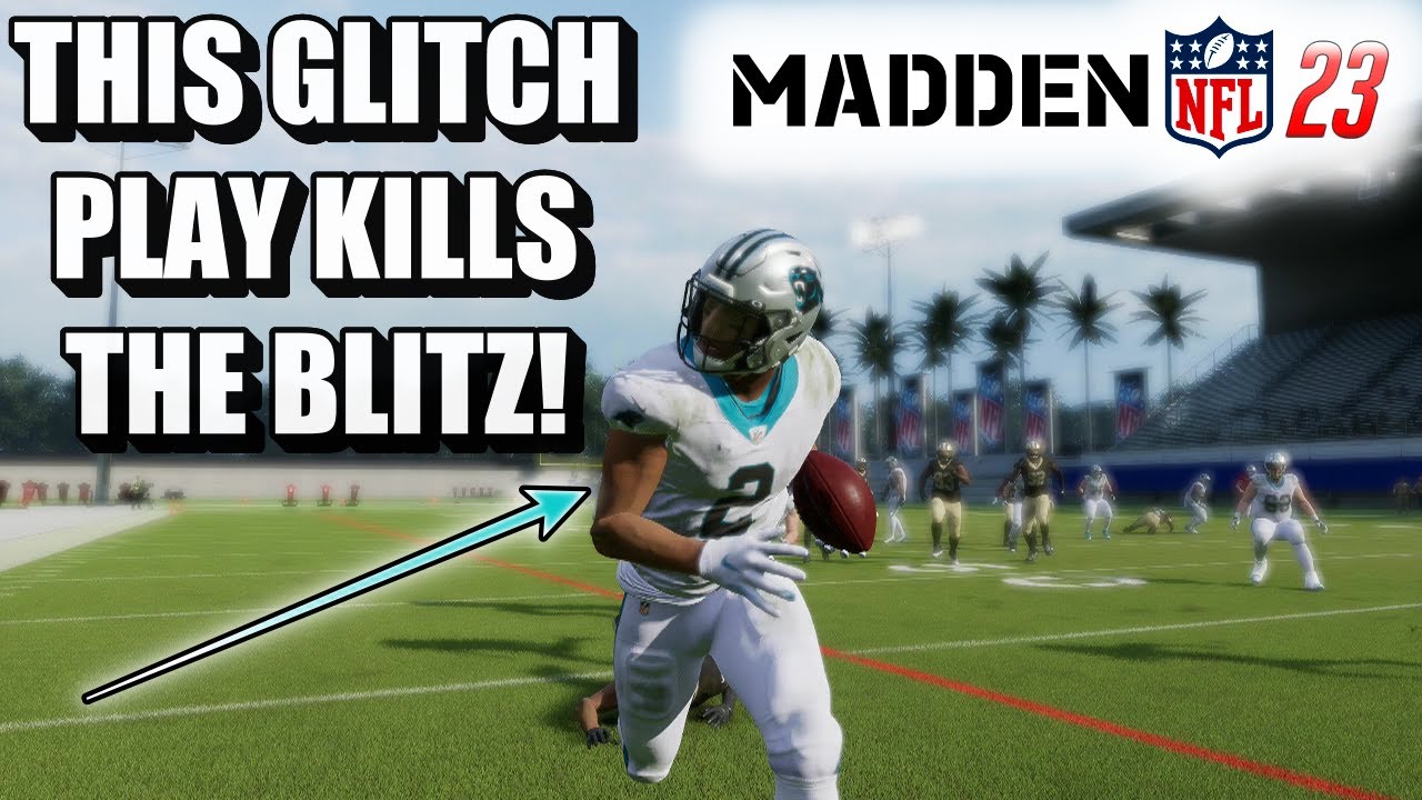 THIS INSANE GLITCH PLAY KILLS THE BLITZ IN MADDEN 23!