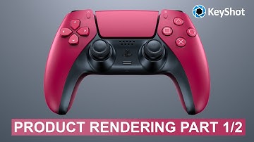 KeyShot Realistic Product Rendering part 1/2 ( Beginner Tutorial )