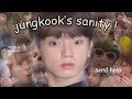 jungkook lowkey off his rocker