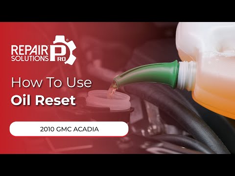 How To Use Oil Reset Function On SDS 2010 GMC Acadia 