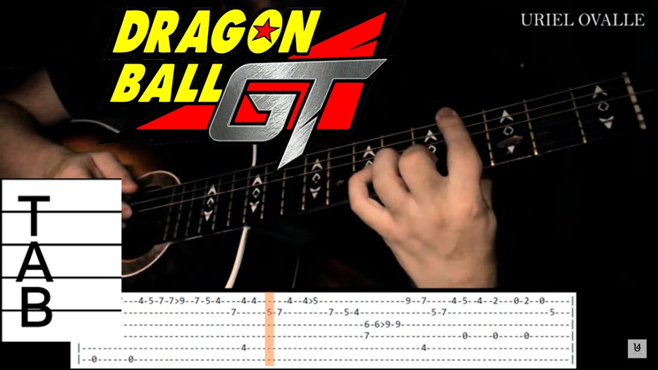 Dragon Ball GT Musica de abertura na guitarra en 2023