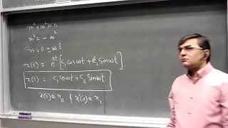 MATH210: Lecture - 18: Spring Mass Systems - Free Undamped/Damped Motions, Forced Oscillations