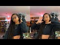 SUPER LONG FAUX LOCS UPDATED TUTORIAL • Janet Collection 2x Mambo Natural Born Locs