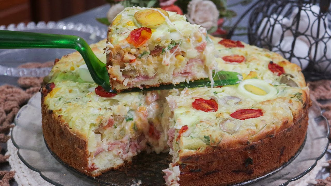 TORTA DE LIQUIDIFICADOR COM MASSA FOFINHA | TUDO NO LIQUIDIFICADOR | Torta Portuguesa Fácil