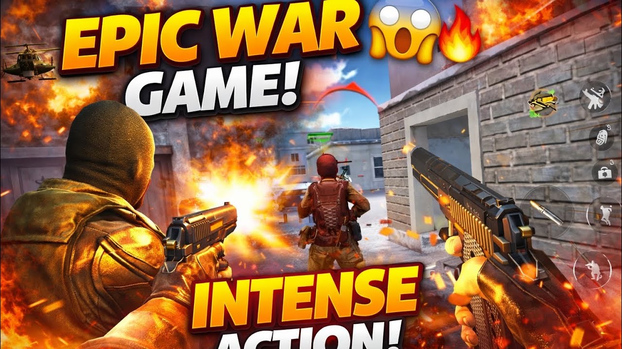 EPIC WAR GAME 🔥 | Intense Shooting Action You Won’t Believe 😱