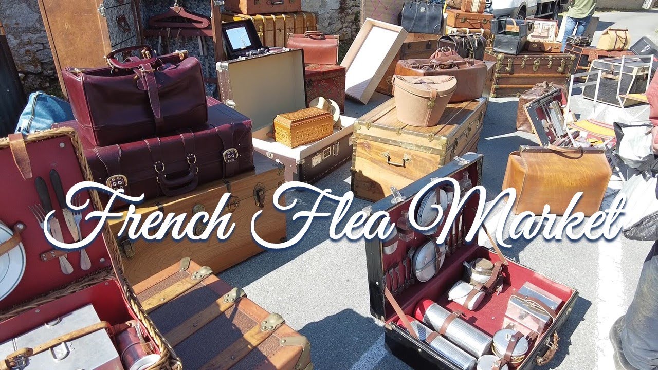 Massive Flea Market & Great for Tourists in France ❘ Louis Vuitton Antique Trunk # 17