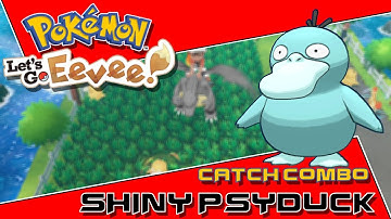 CATCH COMBO SHINY POKEMON: Shiny Psyduck - Pokemon Let