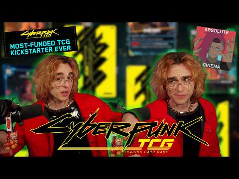FIRST IMPRESSIONS OF THE MOST FUNDED TCG KICKSTARTER EVER | Cyberpunk TCG