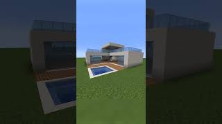 Minecraft - Modern House with a pool!