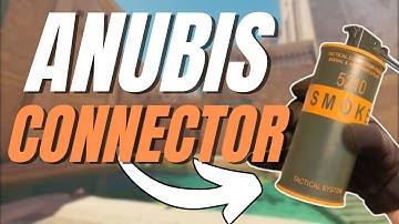 Connector Smoke from Spawn on Anubis CS2 🌫️ (Pro Lineup)