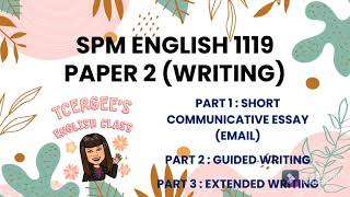 SPM ENGLISH : PAPER 2 WRITING (Part 2 : Guided Writing)