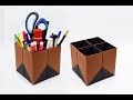 How to make a paper Pen Stand? (Pen Holder)