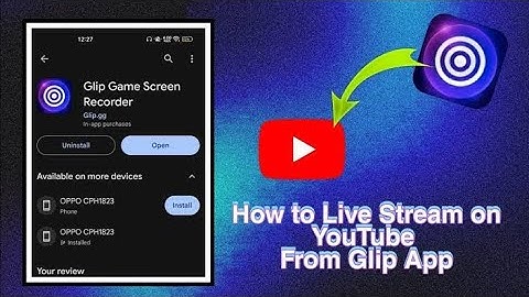 Glip App Full Tutorial For Live Stream on YouTube Shorts Stream or Long Stream Explain in Hindi