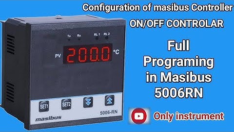 Masibus 5006-RN Calibration/masibus 5006-rn operating manual #Industrial instrument