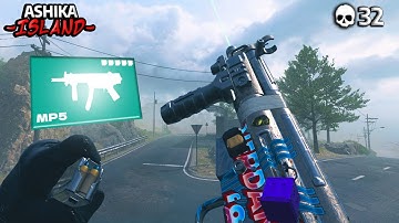 * 32 KILLS * w/ THE FASTEST KILLING MP5 LOADOUT ON ASHIKA ISLAND in WARZONE 2.0 (Modern Warfare 2)