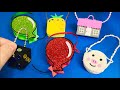 DIY MINIATURE BAGS for BARBIE DOLL - HACKS & CRAFTS