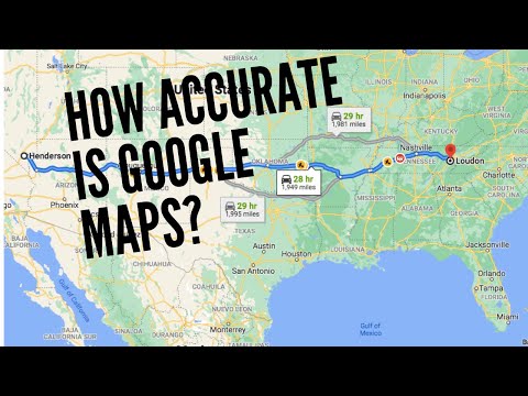 Video: Zijn Google Maps nauwkeurig?