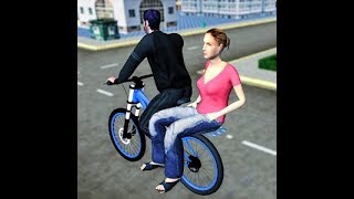 Gameplay of Bmx Bicycle Taxi Driving Sim 2018 screenshot 5