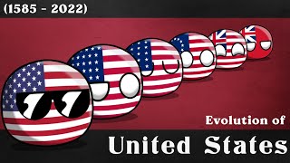 Evolution of United States (1585 - 2022)