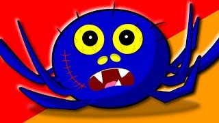 Incy Wincy Spider | Scary Rhymes | Nursery Rhymes | Kids Songs