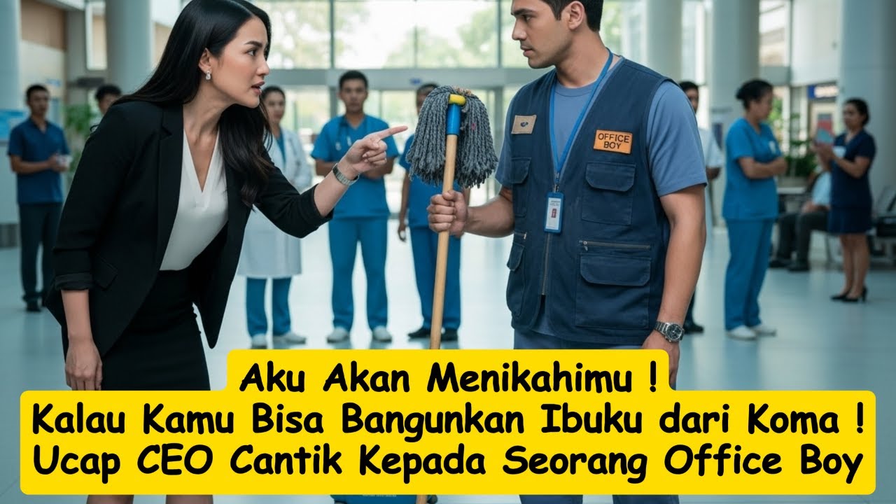 CEO Cantik Ini Menantang Seorang Office Boy " Bangunkan Ibuku dari Koma, Maka Aku Akan Menikahimu"
