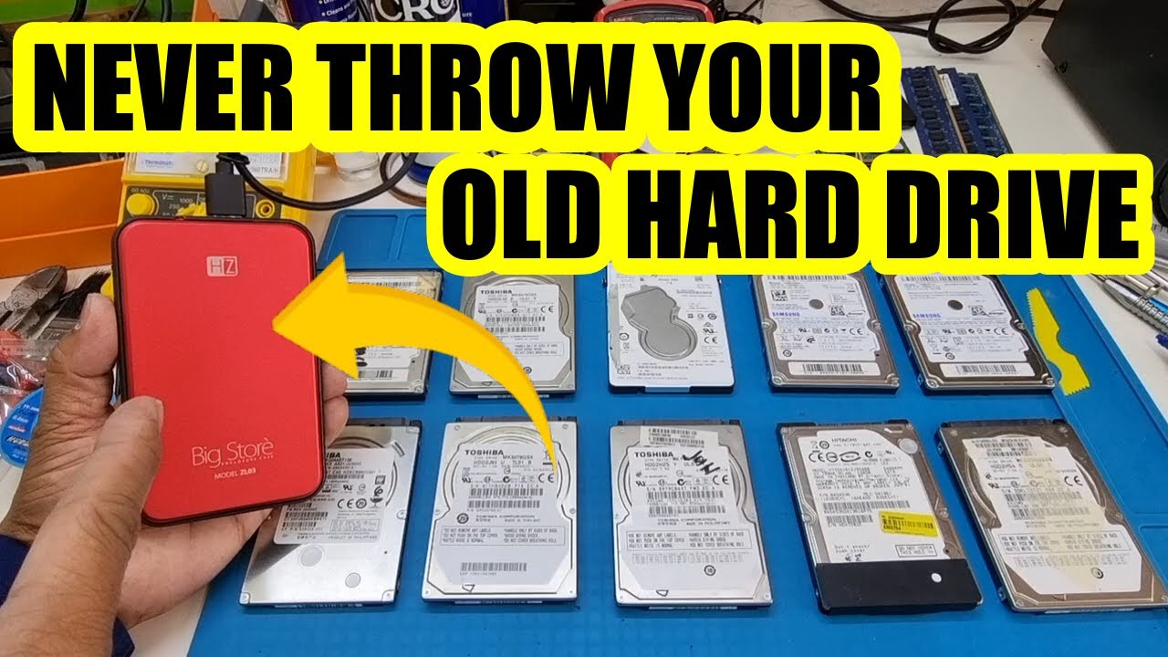Don't throw your old hard drive #diy #externalhdd #tutorial # ...