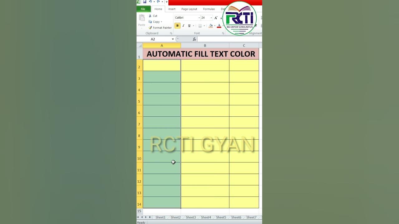 Text color formula in excel wow excel shorts shortvideoviral 