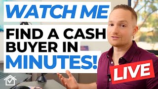 Watch Me Find A Cash Buyer For My Deal In MINUTES!