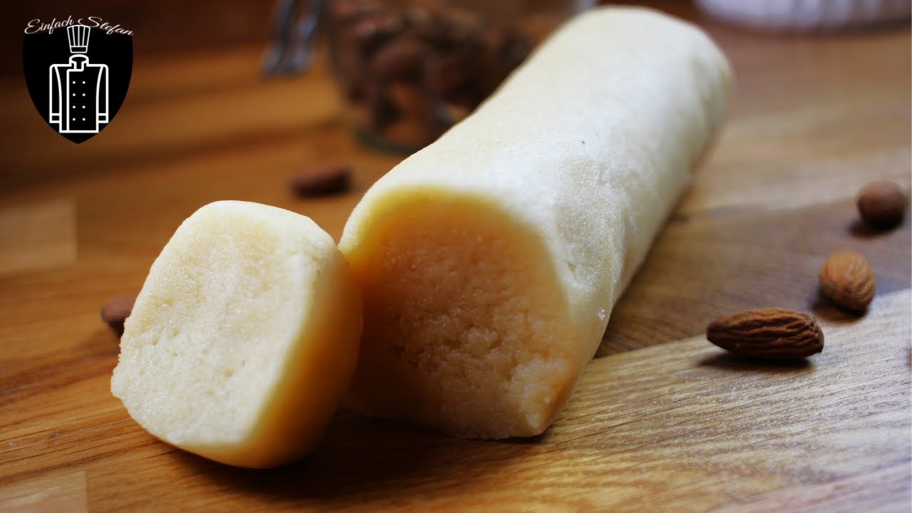 Marzipan selber machen / Rezept ohne Rosenwasser