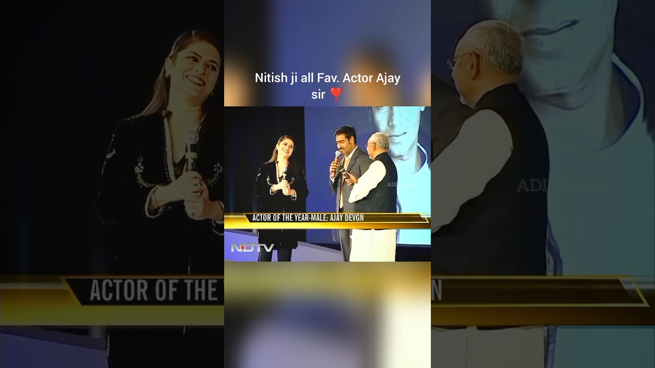 Nitish ji about Ajay sir Fav. Actor ❣️ @ajaydevgn 