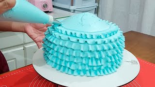 BOLO SAIA DE BONECA DA FROZEN COM O BICO BABADO 070  PARA 25 PESSOAS / PARIS CAKE DESIGNER